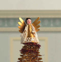 kerstengel als kerstboom piek