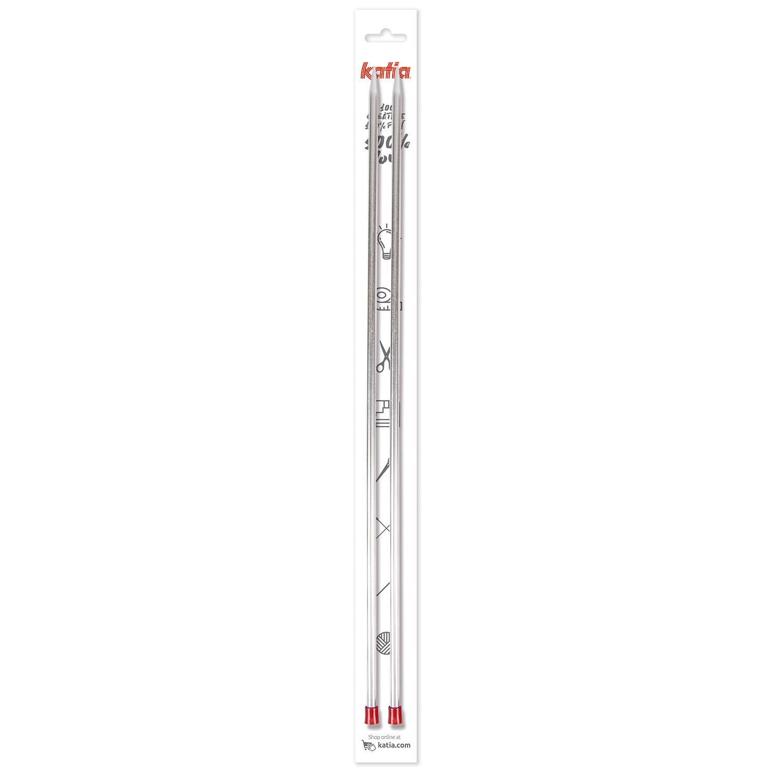 Aluminium naalden 40cm
