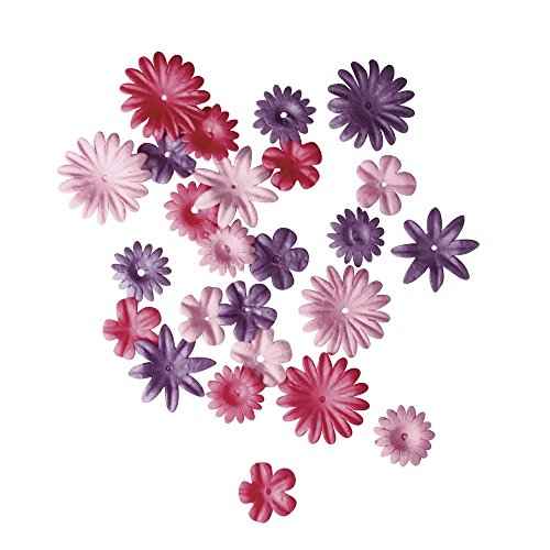 Papieren bloemen roze