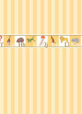 alfabet behang met dieren