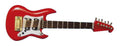 Rode Washburn Gitaar