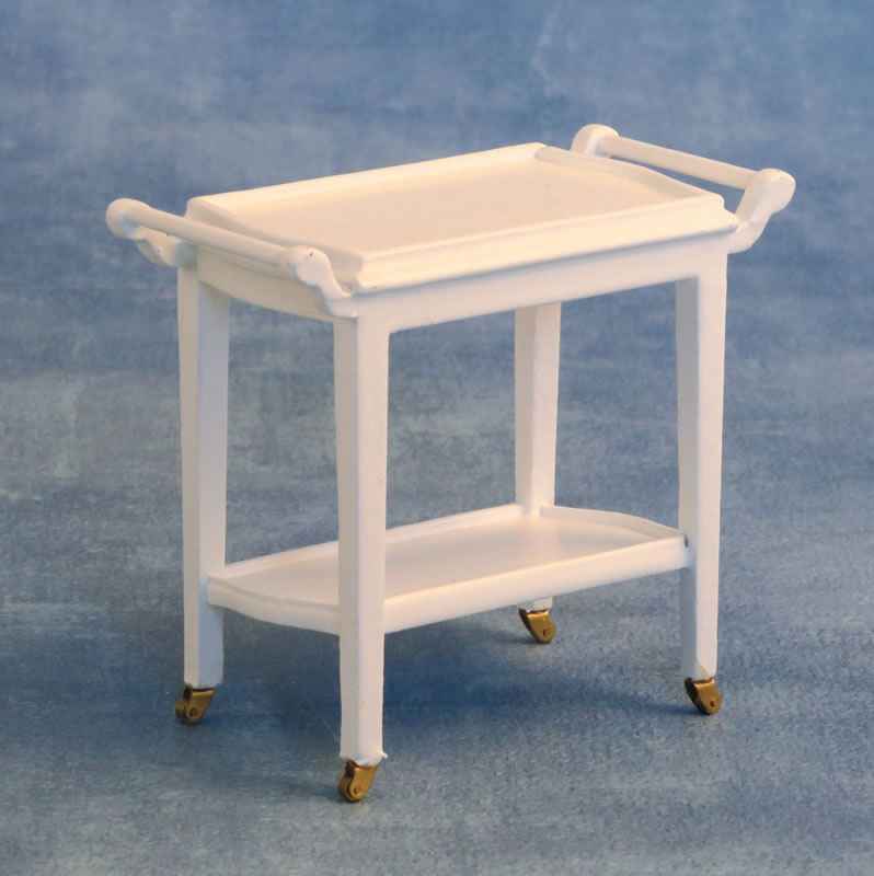 Serveer trolley, wit