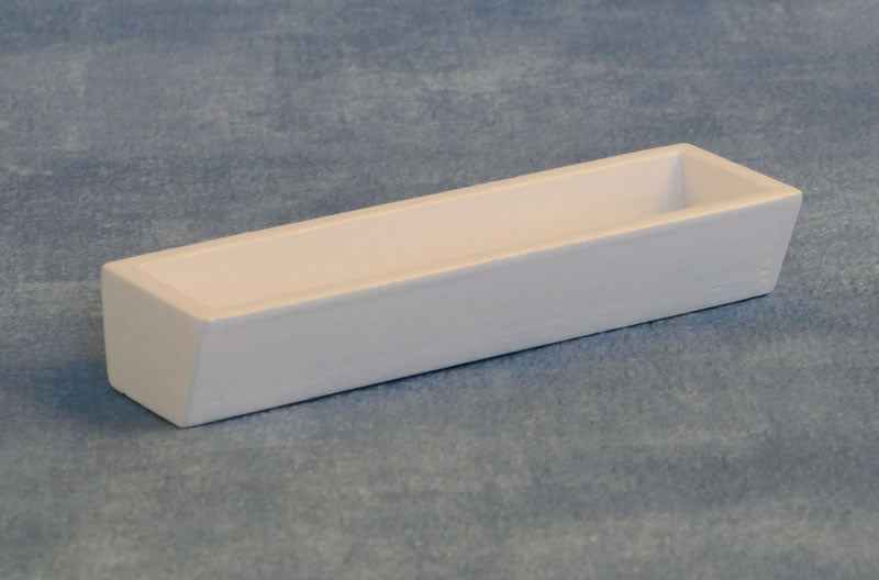 Witte plantenbak