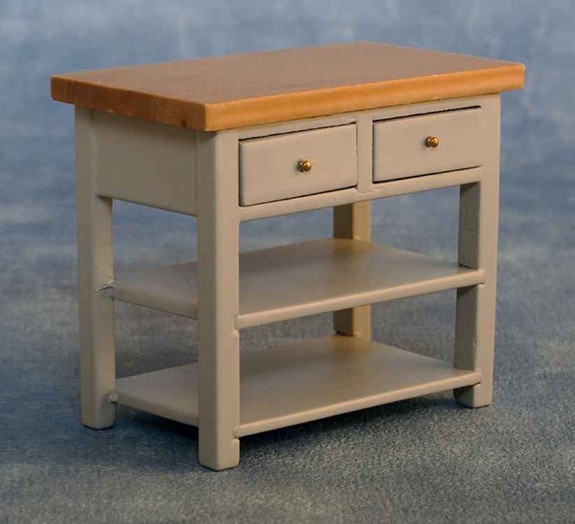 Modern dressoir, grijs/grenen