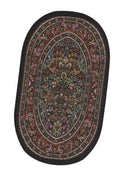 Klein ovaal kleed, rood