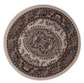 Groot rond tapijt, creme
