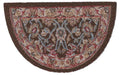 Ovale bloemen mat