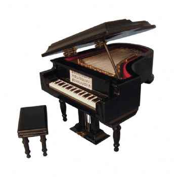 zwarte piano groot model