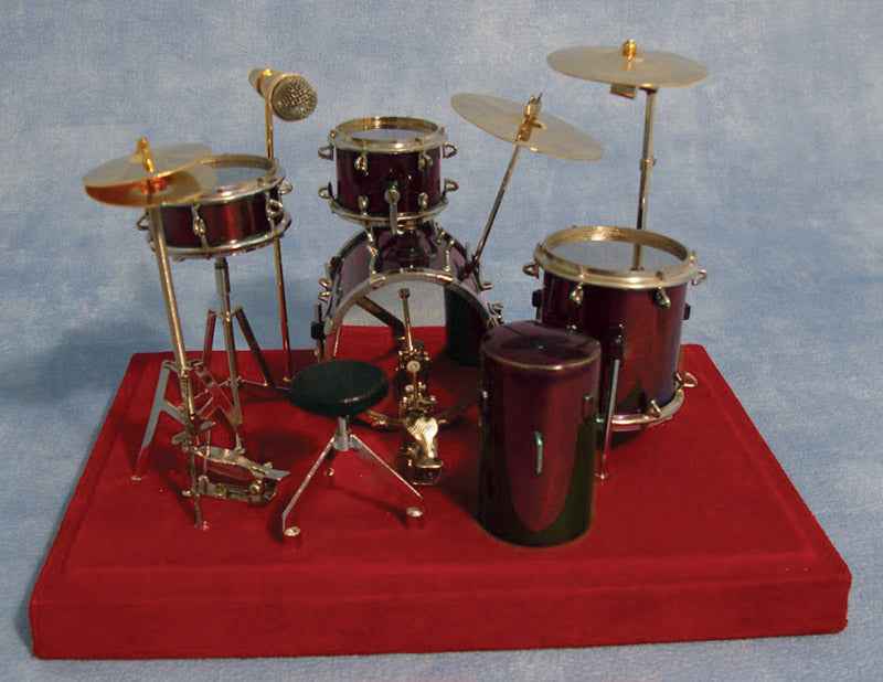Luxe drumset rood