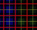 Behang blauw