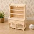 Dressoir, 2 laden, blank hout