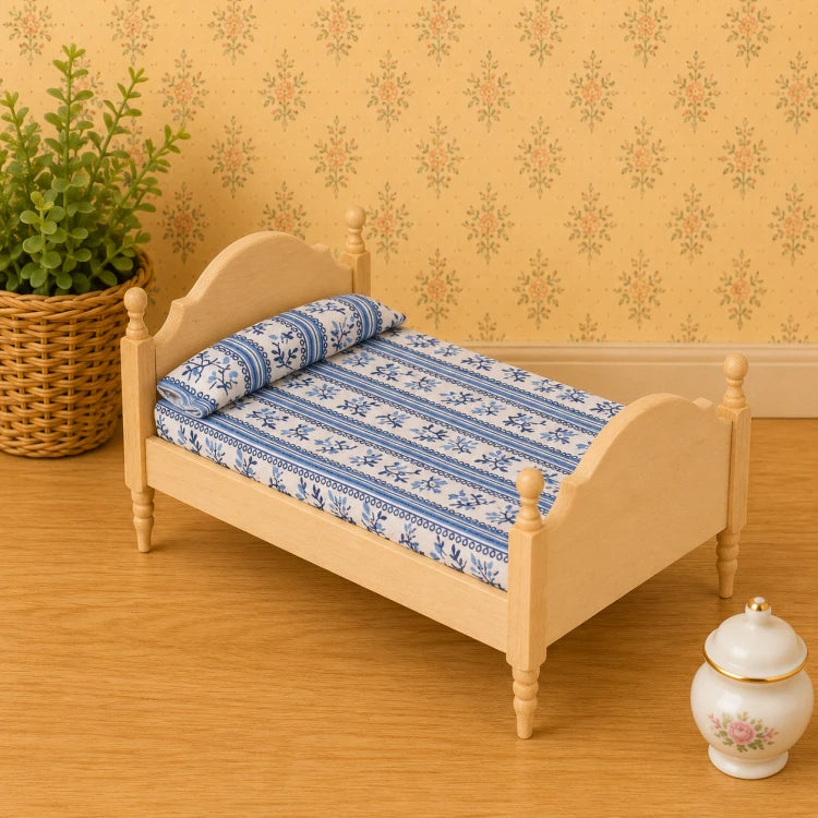 1-Persoonsbed blank hout