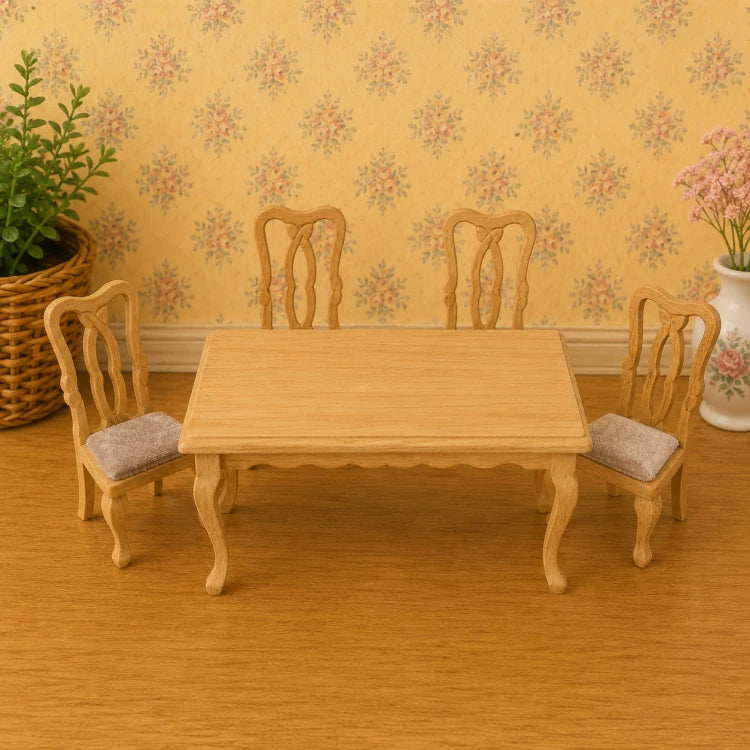 Eettafel met 4 stoelen