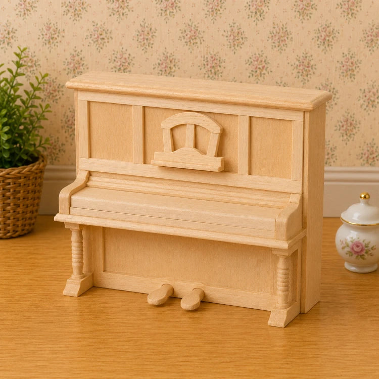 Piano, blank hout