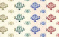 Behang Blauw