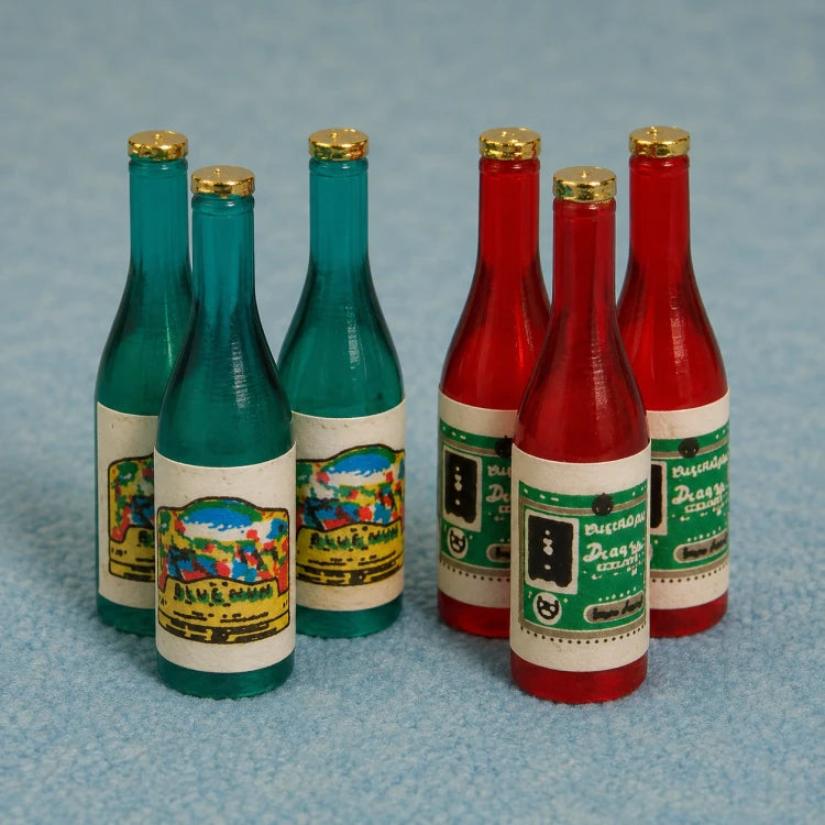 Flessen, 6 stuks