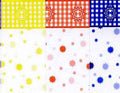 Behang blauw