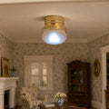 Matte plafondlamp met LED