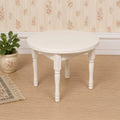 Ronde keukentafel, wit - Hobbyboutique Monique