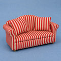 Sofa, gestreept, 2-zits