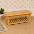 Keukentafel met opbergrek