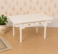 Keukentafel met 2 laden, wit