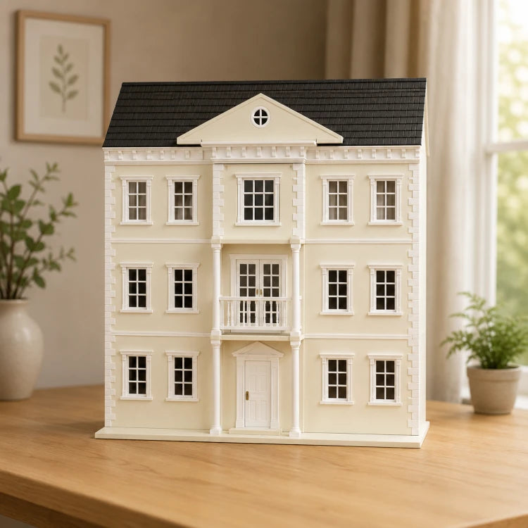 The Mayfair Poppenhuis ongeschilderd