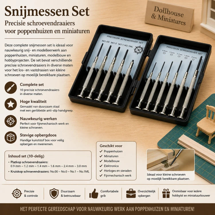 Horloge schroeverdraaierset