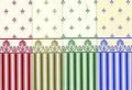 Behang Groen/Cream