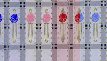 Behang Paars/Rood