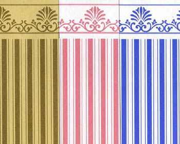Behang Blauw/wit