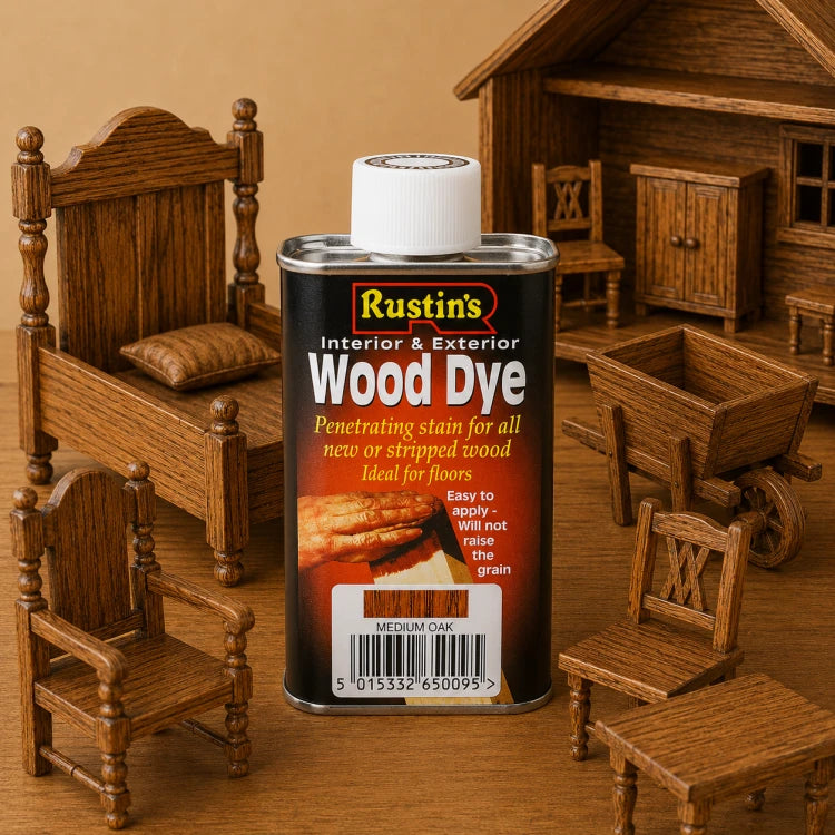 Rustins Houtbeits Medium Eiken 250 ml