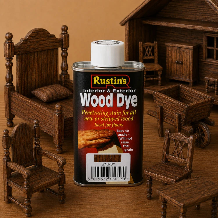 Rustins Houtbeits Walnoot 250 ml