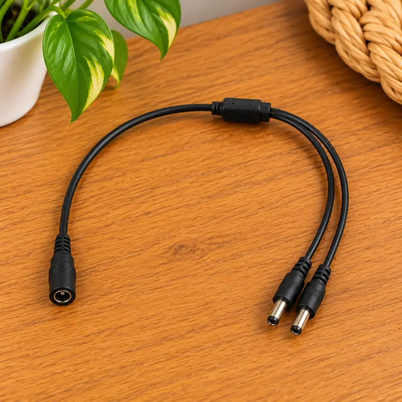Y-adapterkabel, 2 pluggen