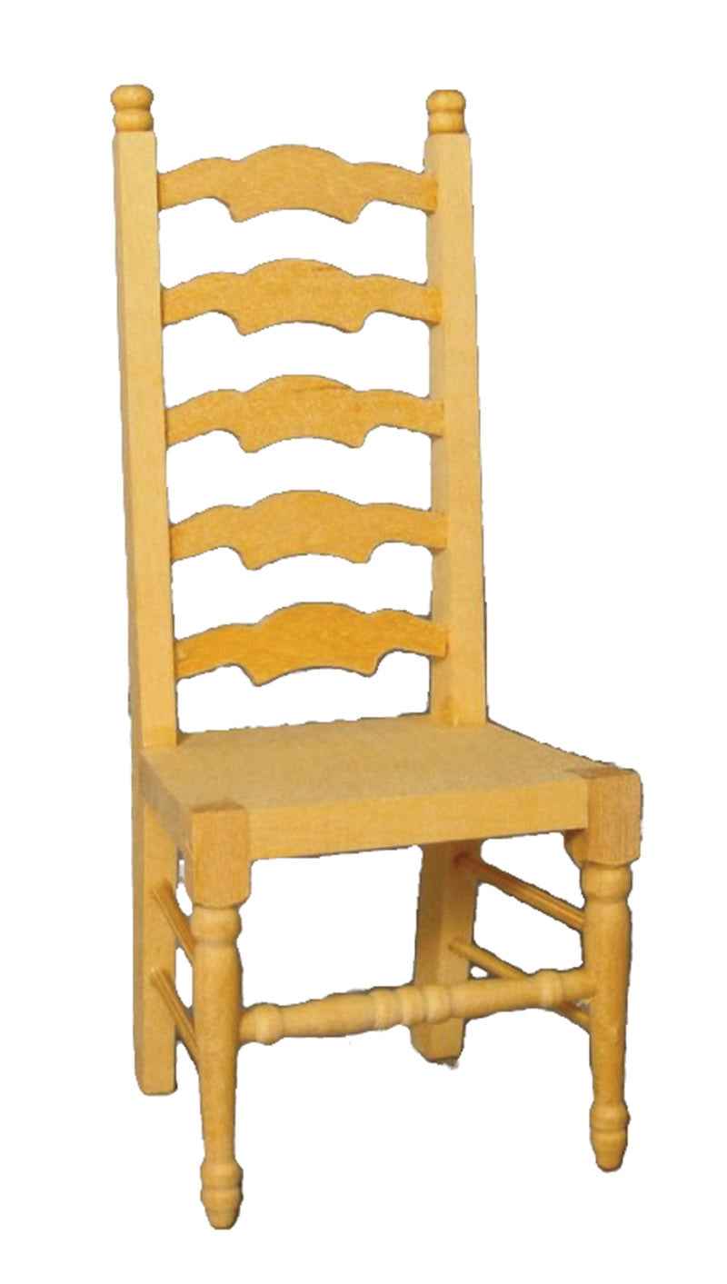 Stoel met ladderleuning