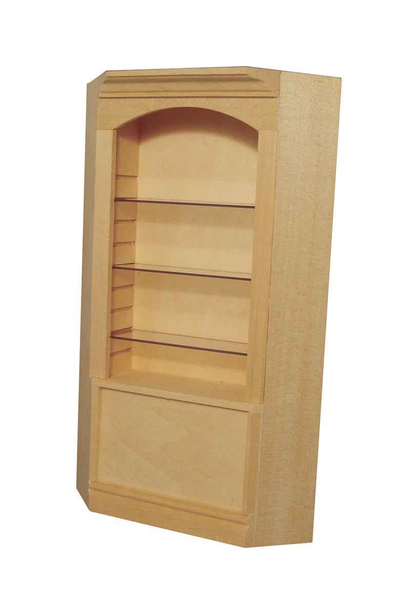 Hoekkast, blankhout
