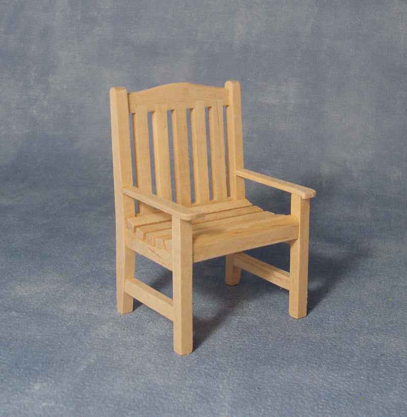 Blankhouten tuinstoel