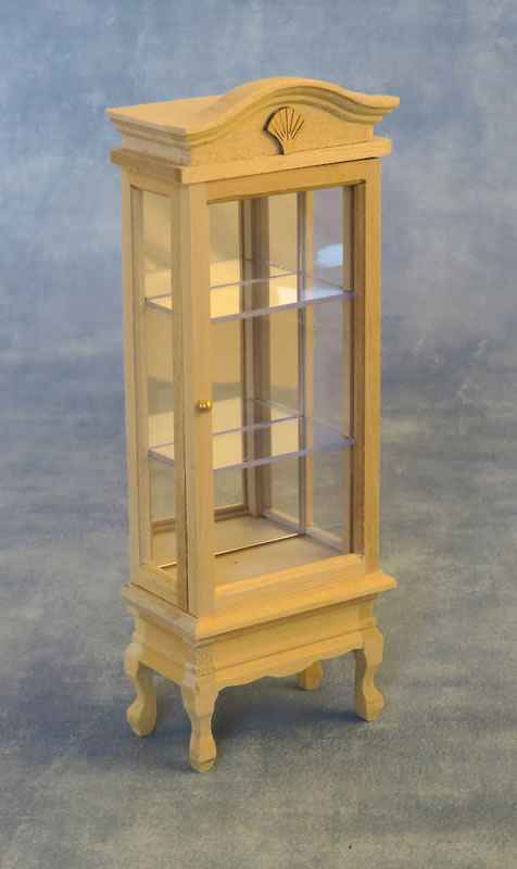Vitrinekast met glasplaten