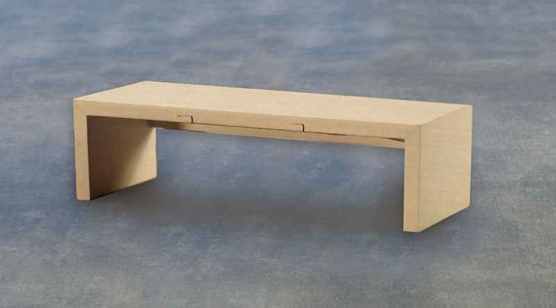 Moderne lage tafel