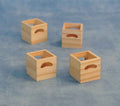 Opberg boxen, 4 stuks