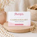 Cadeaukaart te gebruiken bij Hobbyboutique