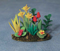 Bloembedje met bloemen