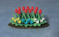 Bloembedje met Tulpen