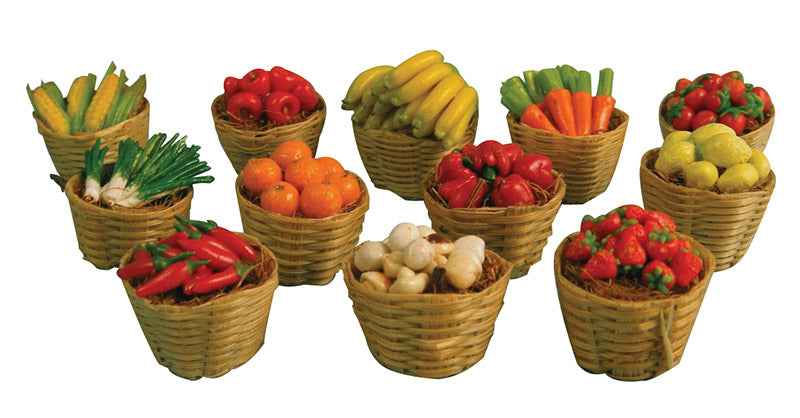 12 Mandjes fruit of groente