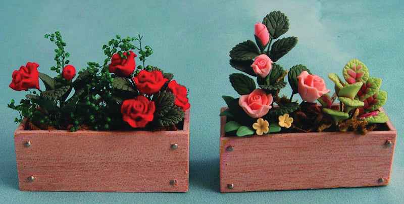bloembak met bloemen per stuk