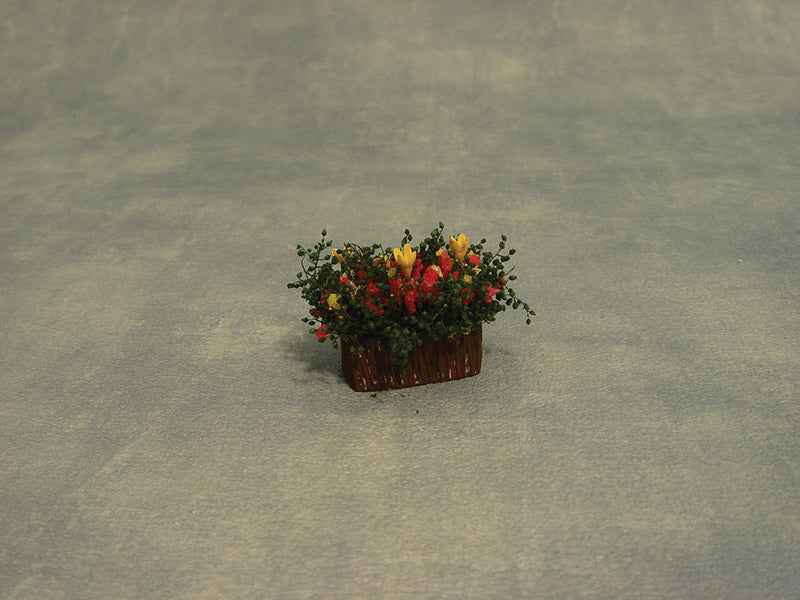 Bloemen in plantenbak