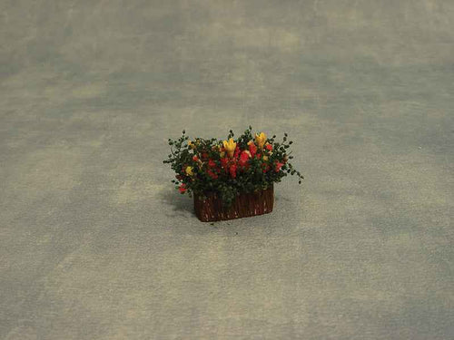 Bloemen in plantenbak