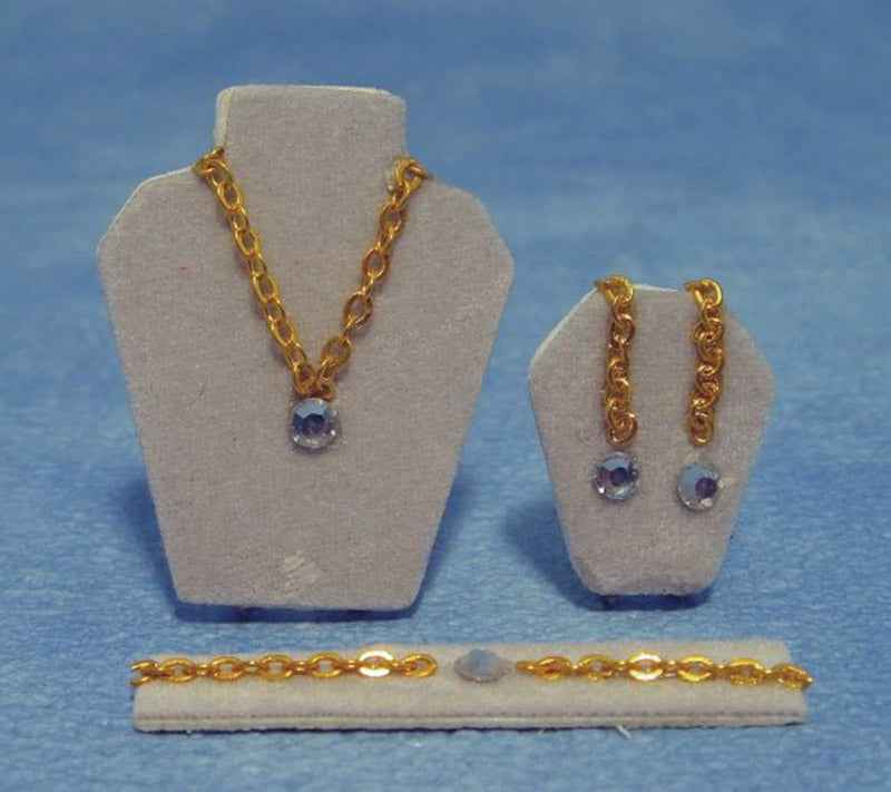 Diamanten sieraden met opbergset