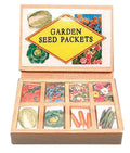 Kistje met assortiment tuinzaden