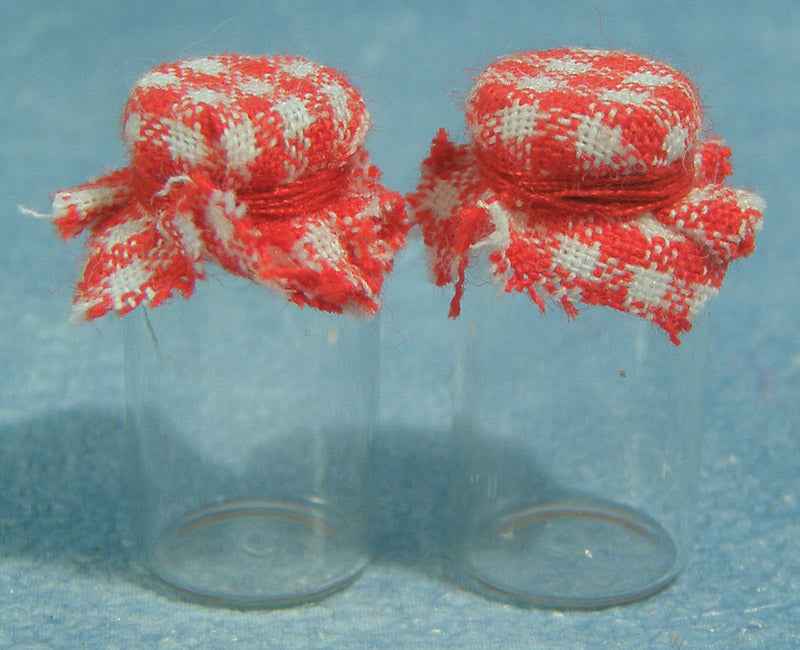 Jampot, glas, 2 stuks